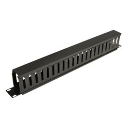 Eaton Tripp Lite SRCABLEDUCT1U Administrador de cables horizontal 1U de 19 pulgadas - Negro