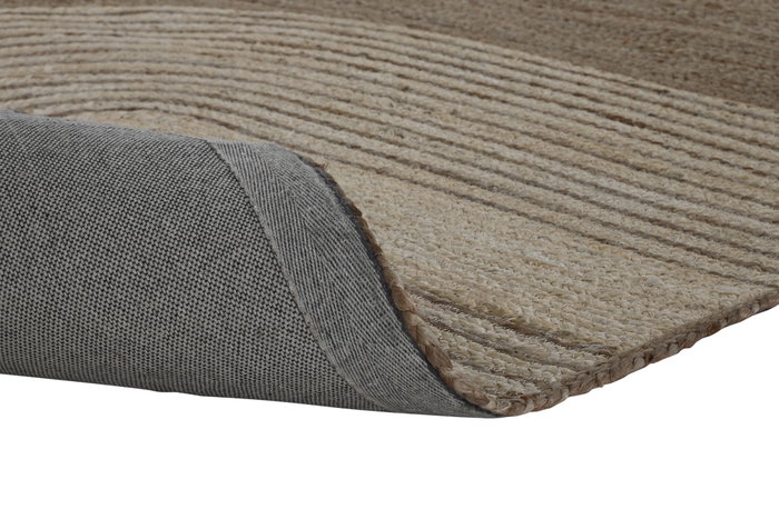 DKD Home Decor Alfombra de Yute 160x230x1 cm Natural/Beige Antideslizante