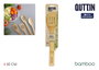 Quttin Pala de Bambú Curvada con Agujeros 30 cm (Pack de 36 unidades) extra-resistente