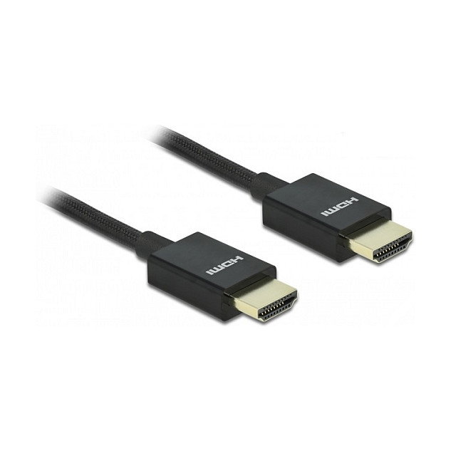 DeLOCK Cable HDMI Koaxial High Speed 48 Gbps 8K 60 Hz 2 m Negro DeLOCK Cable HDMI Koaxial High Speed 48 Gbps 8K 60 Hz 2 m Negro