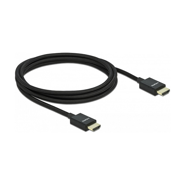 DeLOCK Cable HDMI Coaxial High Speed 48 Gbps 8K 60 Hz Negro 2 m