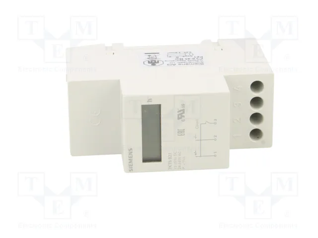 SIEMENS 7KT5821 Contador Electrónico de Tiempo de Trabajo LCD
