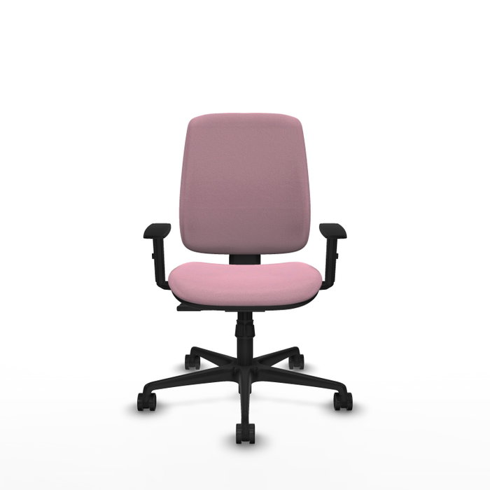PIQUERAS Y CRESPO Silla de oficina Alares Rosa con mecanismo Sincro