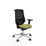 PIQUERAS Y CRESPO Silla de oficina Mardos Verde oliva y Negro