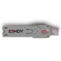 Lindy 40620 Llave Bloqueador de Puerto USB Tipo A, Rosa, Material ABS, 1 Pieza - Bloqueo de Seguridad