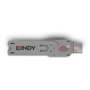 Lindy 40620 Llave de bloqueador de puerto USB tipo A, Rosa