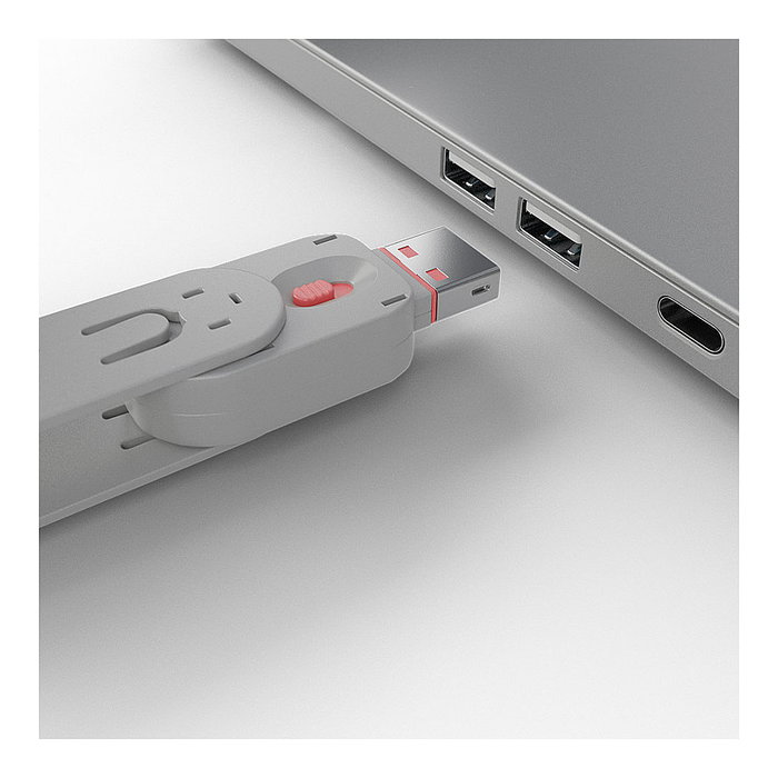 Lindy 40620 Llave de bloqueador de puerto USB tipo A, Rosa