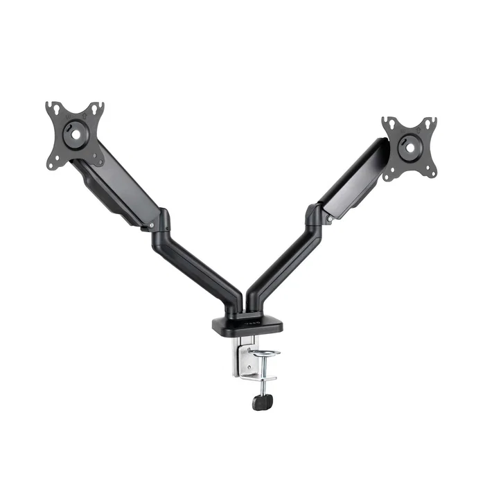 Tooq Soporte de Mesa para 2 Pantallas 17-32 pulgadas, Negro