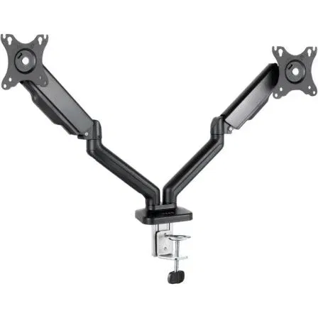Tooq Soporte de Mesa para 2 Monitores DB5132TNR-B Giratorio Inclinable hasta 9kg Pantallas 17'-32' Negro Tooq Soporte de Mesa para 2 Monitores DB5132TNR-B Giratorio Inclinable hasta 9kg Pantallas 17'-32' Negro