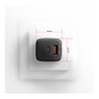 Axagon ACU-PQ20 Cargador de Pared 20 W QC3.0/AFC/FCP + PD USB-C Negro