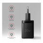Axagon ACU-PQ20 Cargador de Pared 20 W QC3.0/AFC/FCP + PD USB-C Negro
