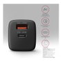 Axagon ACU-PQ20 Cargador de Pared 20 W QC3.0/AFC/FCP + PD USB-C Negro