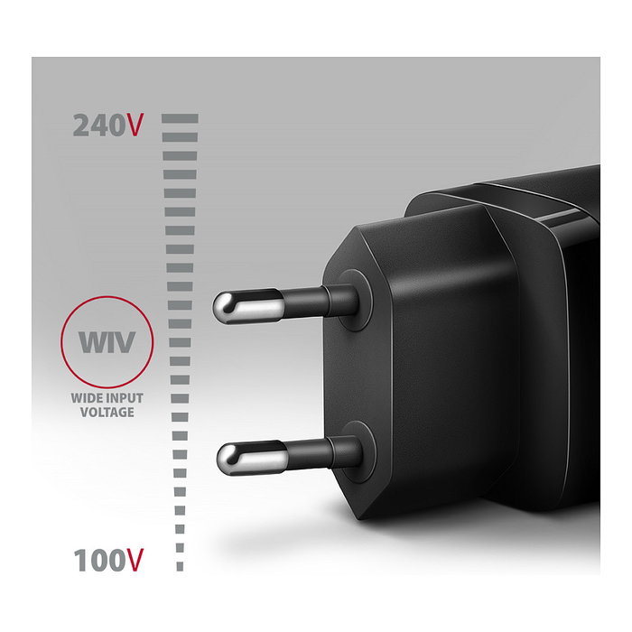 Axagon ACU-PQ20 Cargador de Pared 20 W QC3.0/AFC/FCP + PD USB-C Negro Axagon ACU-PQ20 Cargador de Pared 20 W QC3.0/AFC/FCP + PD USB-C Negro