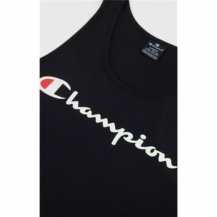 Camiseta de Tirantes Hombre Champion Top Negro