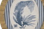 DKD Home Decor Cuadro Mediterraneo Azul Blanco Cristal Ratan (6 Unidades)