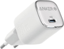 Anker A2699G21 Cargador de Dispositivo Móvil Universal USB-C Plata, Blanco