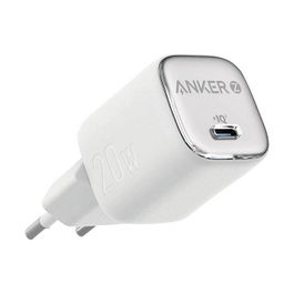 Anker Cargador A2699G21 20W GaN PD 1x USB-C Blanco y Plata