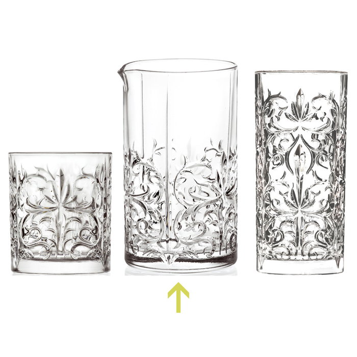 Rcr Cristalleria IT Vaso Mezclador 650 Ml Mm Tattoo LUXION® Eco-crystal glass altura 160