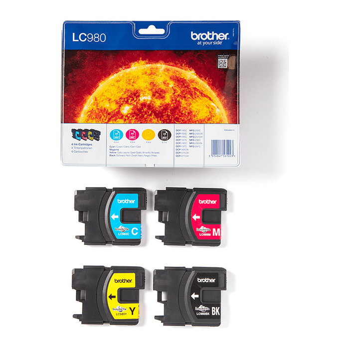 Brother LC-980VALBPDR Multipack de Cartuchos de Tinta Brother LC-980VALBPDR Multipack de Cartuchos de Tinta