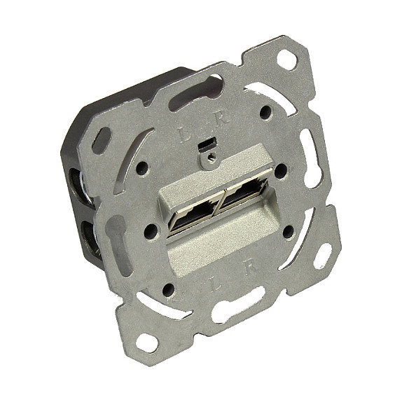 GoodConnections Toma de red Cat. 6 con 2xRJ45 Alcasa GC-N0052 GoodConnections Toma de red Cat. 6 con 2xRJ45 Alcasa GC-N0052