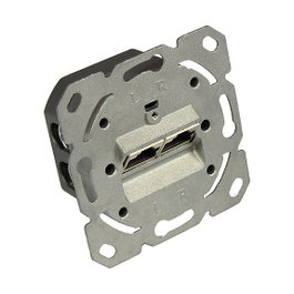 GoodConnections Toma de Red Cat. 6 con 2xRJ-45 Alcasa GC-N0052