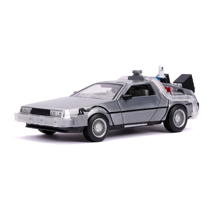 JADA TOYS Réplica Coche DeLorean Regreso al Futuro II Escala 1:24 JADA TOYS Réplica Coche DeLorean Regreso al Futuro II Escala 1:24