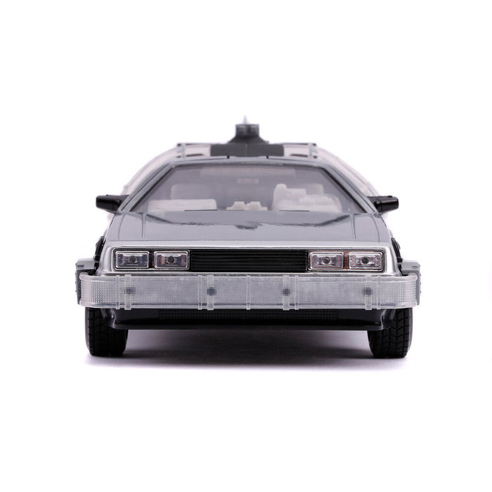 JADA TOYS Réplica Coche DeLorean Regreso al Futuro II Escala 1:24 JADA TOYS Réplica Coche DeLorean Regreso al Futuro II Escala 1:24