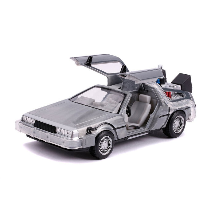 JADA TOYS Réplica Coche DeLorean Regreso al Futuro II Escala 1:24 JADA TOYS Réplica Coche DeLorean Regreso al Futuro II Escala 1:24