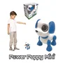 Lexibook Perro Robot Mini Power Puppy con Efectos de Luz y Sonido, Control de Clic Manual, Repetición