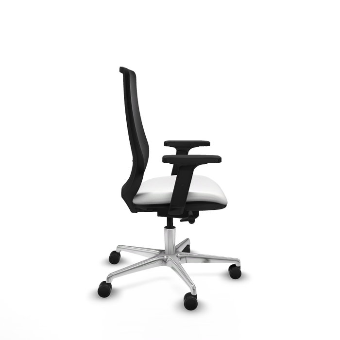 PIQUERAS Y CRESPO Silla de oficina Mardos con mecanismo Sincro/Traslack, Blanco/Negro PIQUERAS Y CRESPO Silla de oficina Mardos con mecanismo Sincro/Traslack, Blanco/Negro