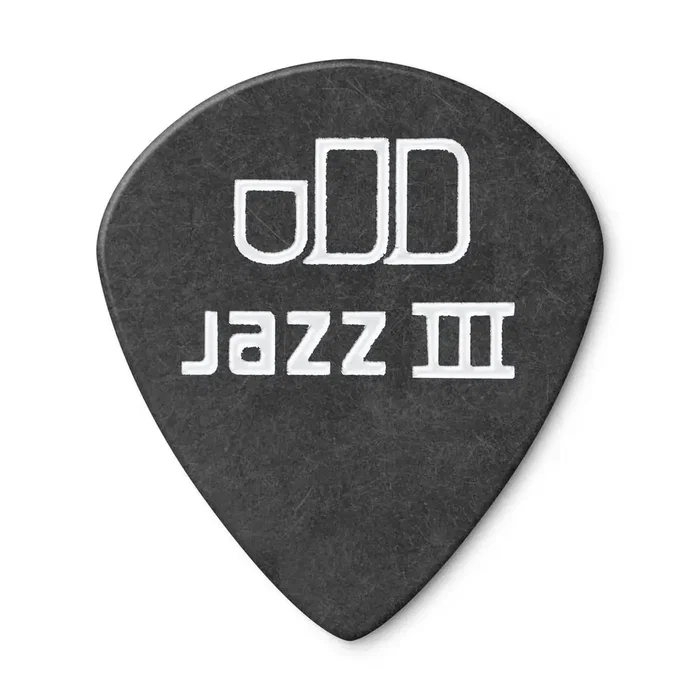 Dunlop Púas Tortex Jazz III 0,73 mm Pitch Black (Pack de 12)