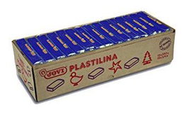 Jovi Plastilina Pastilla 350 gr Unicolor Azul Oscuro Caja 15 Ud