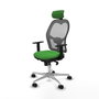 PIQUERAS Y CRESPO Silla de oficina Jorquera Verde y Gris