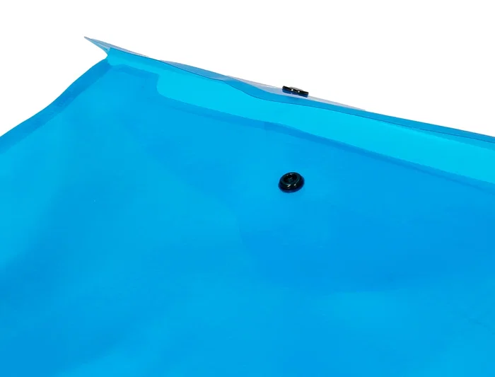Liderpapel 34042 Carpeta Dossier con Broche, Polipropileno, DIN A4, Azul Transparente, Capacidad 50 Hojas