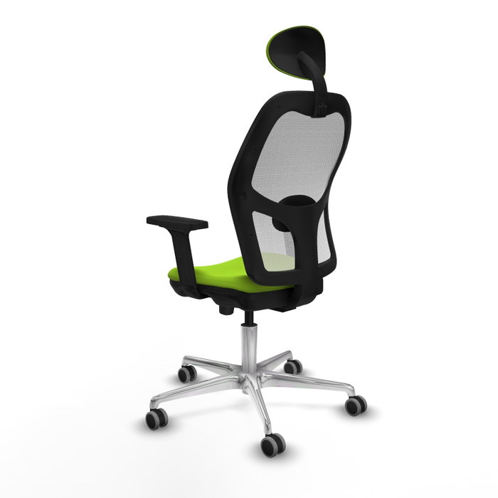 PIQUERAS Y CRESPO Silla de oficina Jorquera Pistacho y Blanco