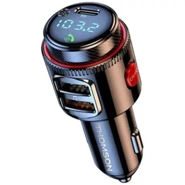 Thomson Transmisor FM Bluetooth 12/24 V 48 W QC 3.0 LED Azul THO3513767430029