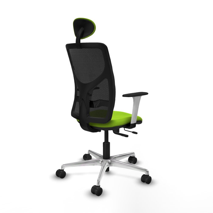PIQUERAS Y CRESPO Silla de oficina Motilla con mecanismo Sincro/Traslack Pistacho y Negro PIQUERAS Y CRESPO Silla de oficina Motilla con mecanismo Sincro/Traslack Pistacho y Negro