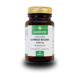 Naturemost Bron Aide 90 tabletas Extracto de Ginkgo Biloba Memoria y Circulación