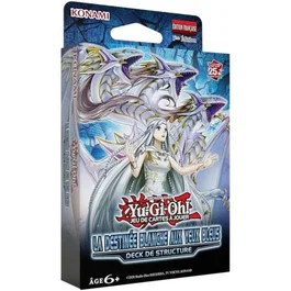 Konami Yu-Gi-Oh! Mazo Estructurado Destino Blanco de Ojos Azules, 51 cartas, Edición en francés
