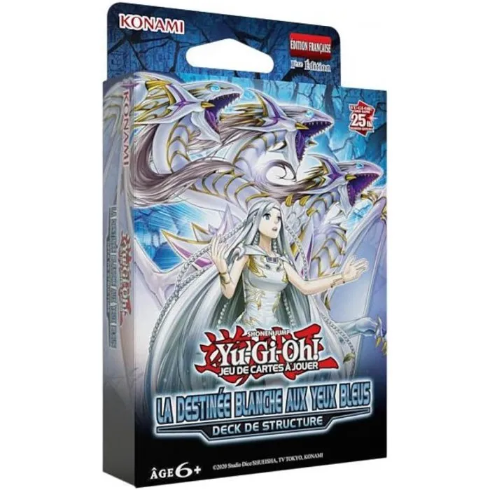 Konami Yu-Gi-Oh! Mazo Estructurado Destino Blanco de Ojos Azules, 51 cartas, Edición en francés Konami Yu-Gi-Oh! Mazo Estructurado Destino Blanco de Ojos Azules, 51 cartas, Edición en francés