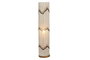 DKD Home Decor Lámpara de Pie Algodón y Rafia Trenzado Crudo/Bicolor