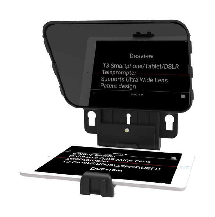 Desview T3 Teleprompter para Smartphone, Tableta y DSLR