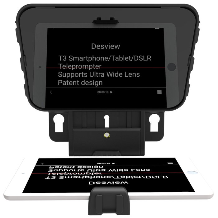 Desview T3 Teleprompter para Smartphone, Tableta y DSLR