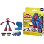 Hasbro HASG00585X0 Play-Doh Spider-Man, Caja My Web Creator con Figura Flexible y Plastilina, Marvel, a partir de 4 años
