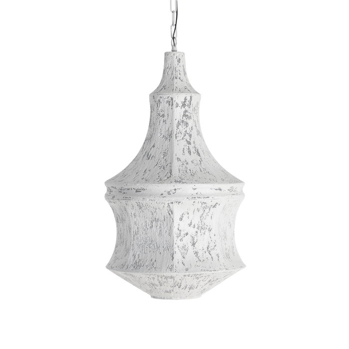 Lámpara Techo Blanco Metal 45,50 X 45,50 X 84 cm Lámpara Techo Blanco Metal 45,50 X 45,50 X 84 cm