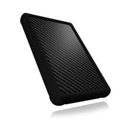 ICY BOX IB-223U3a-B Carcasa Externa para 2,5 Pulgadas con Funda de Silicona y USB 3.0
