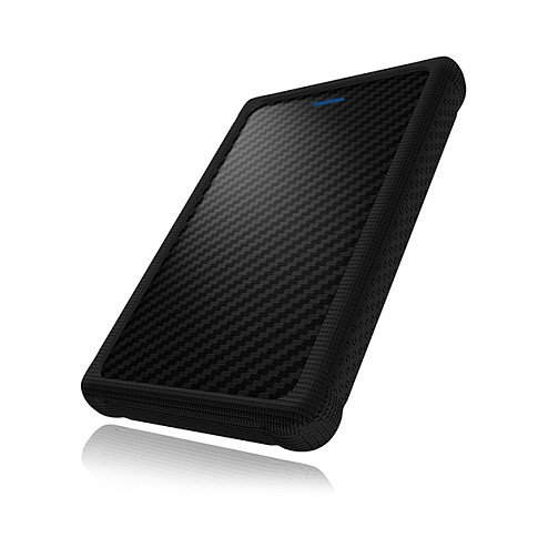 ICY BOX IB-223U3a-B Carcasa Externa para 2,5 Pulgadas con Funda de Silicona y USB 3.0