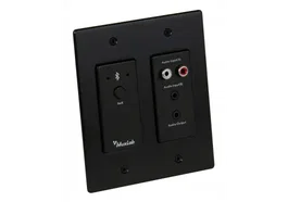MUXLAB Panel Bluetooth RCA Dante Negro PoE 2W 310g Montaje 2 Gang US