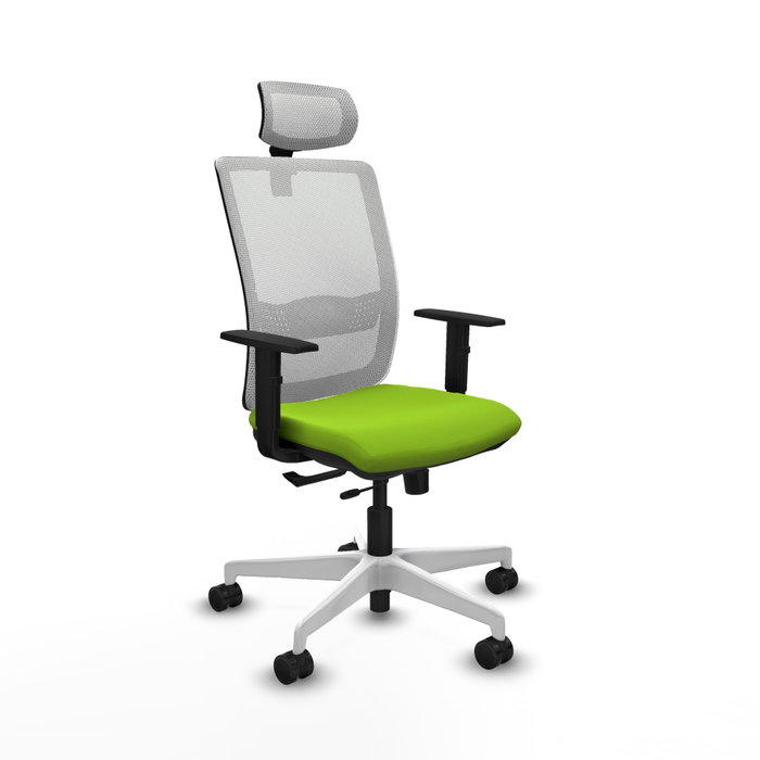 PIQUERAS Y CRESPO Silla de oficina Haches Pistacho y Blanco PIQUERAS Y CRESPO Silla de oficina Haches Pistacho y Blanco