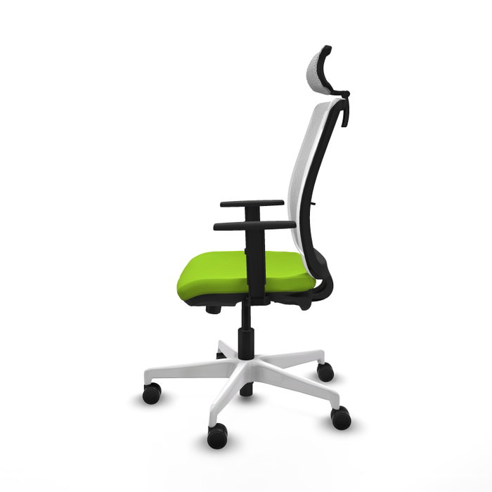 PIQUERAS Y CRESPO Silla de oficina Haches Pistacho y Blanco PIQUERAS Y CRESPO Silla de oficina Haches Pistacho y Blanco